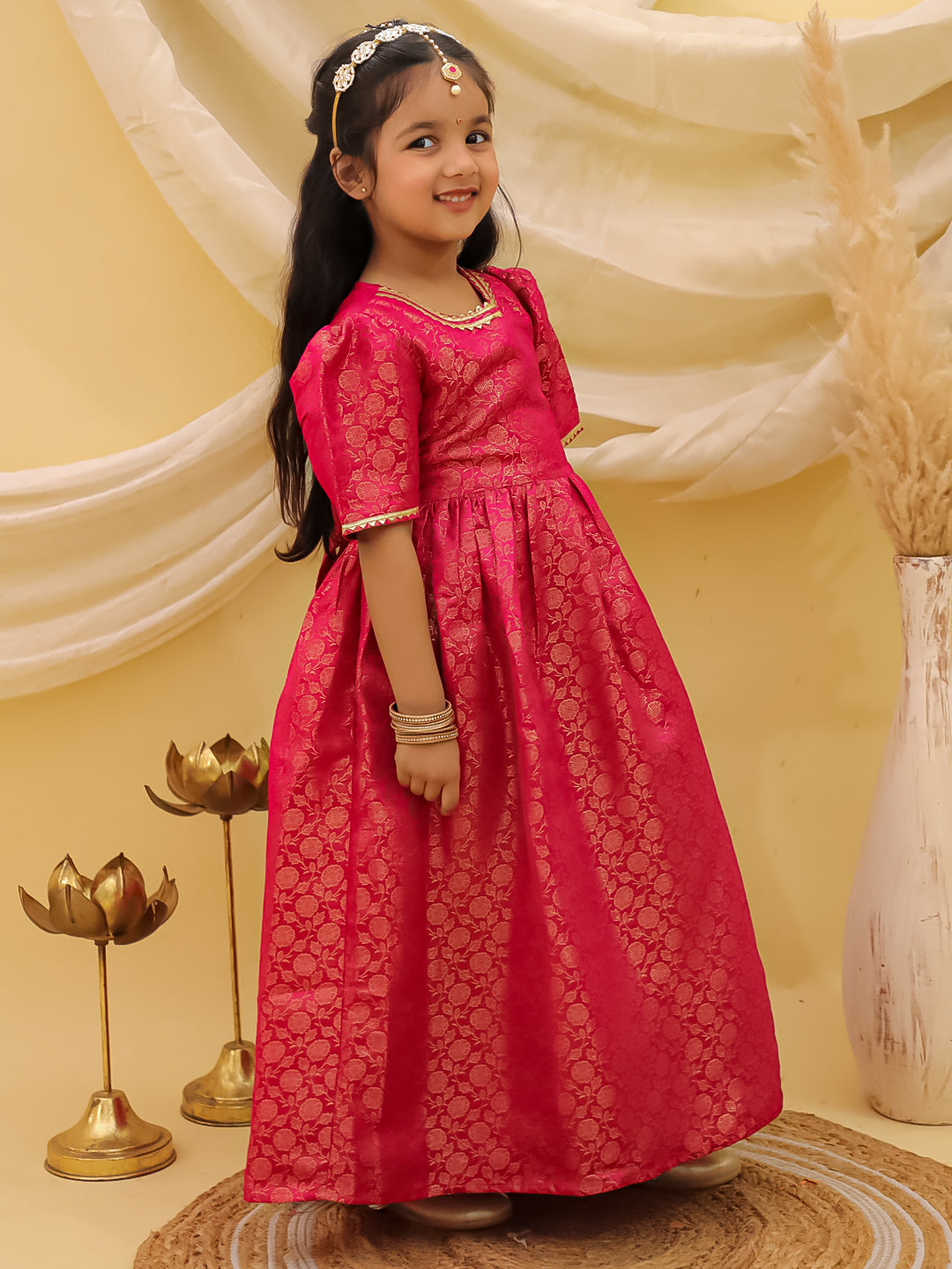 Dress for Kids - Pink | BW25DR07PIA | DesiQlo