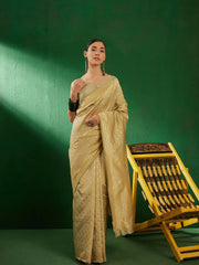 Womens Fashion Ethnic Beige Color Sarees-MLSHWSA1289BEI0ONE