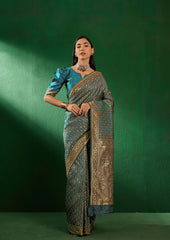 Womens Fashion Ethnic Blue Color Sarees-MLSHWSA1290BLU0ONE