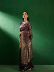 Womens Fashion Ethnic Purple Color Sarees-MLSHWSA1292PUP0ONE