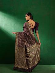 Womens Fashion Ethnic Purple Color Sarees-MLSHWSA1292PUP0ONE