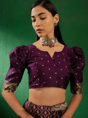 Womens Fashion Ethnic Purple Color Sarees-MLSHWSA1292PUP0ONE