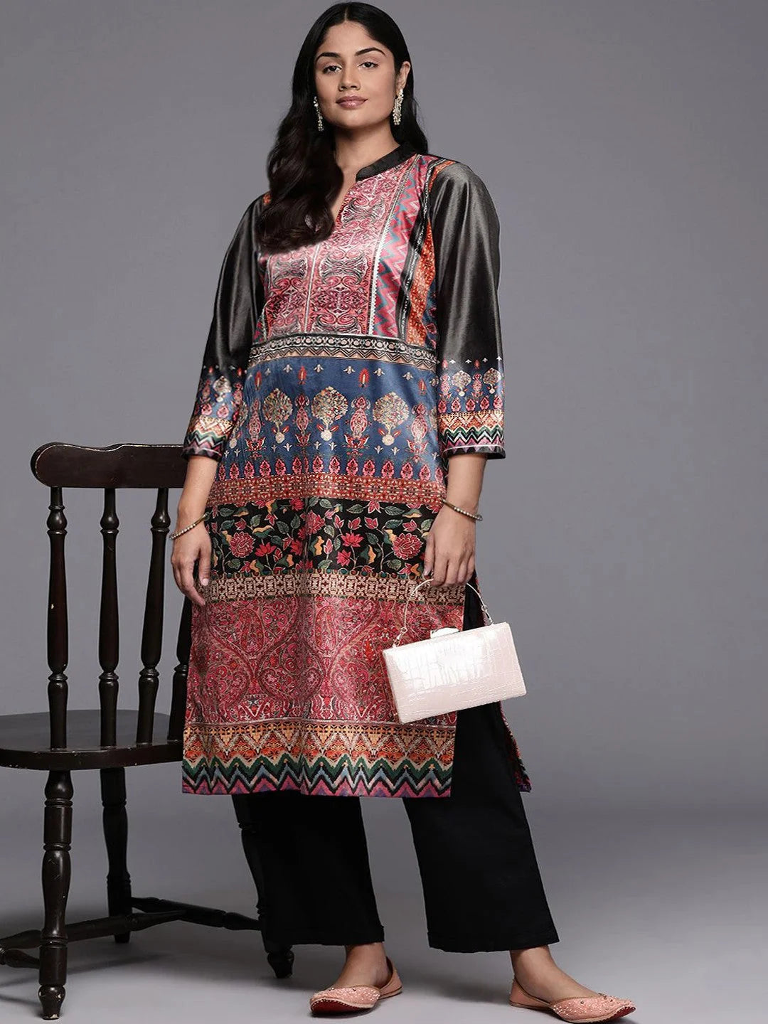 Women's Ethnic Motifs Kurta | Shop Indian Kurta Designs
