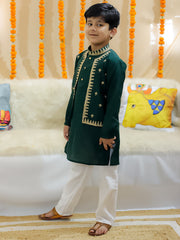 Kurta Pajama Set for Boys - Green | BR24KP72GRA