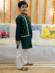 Kurta Pajama Set for Boys - Green | BR24KP72GRA