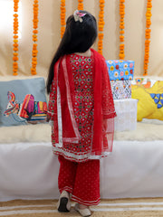 Ethnic Suit Set for Girls - Red | BR24SU51RDA
