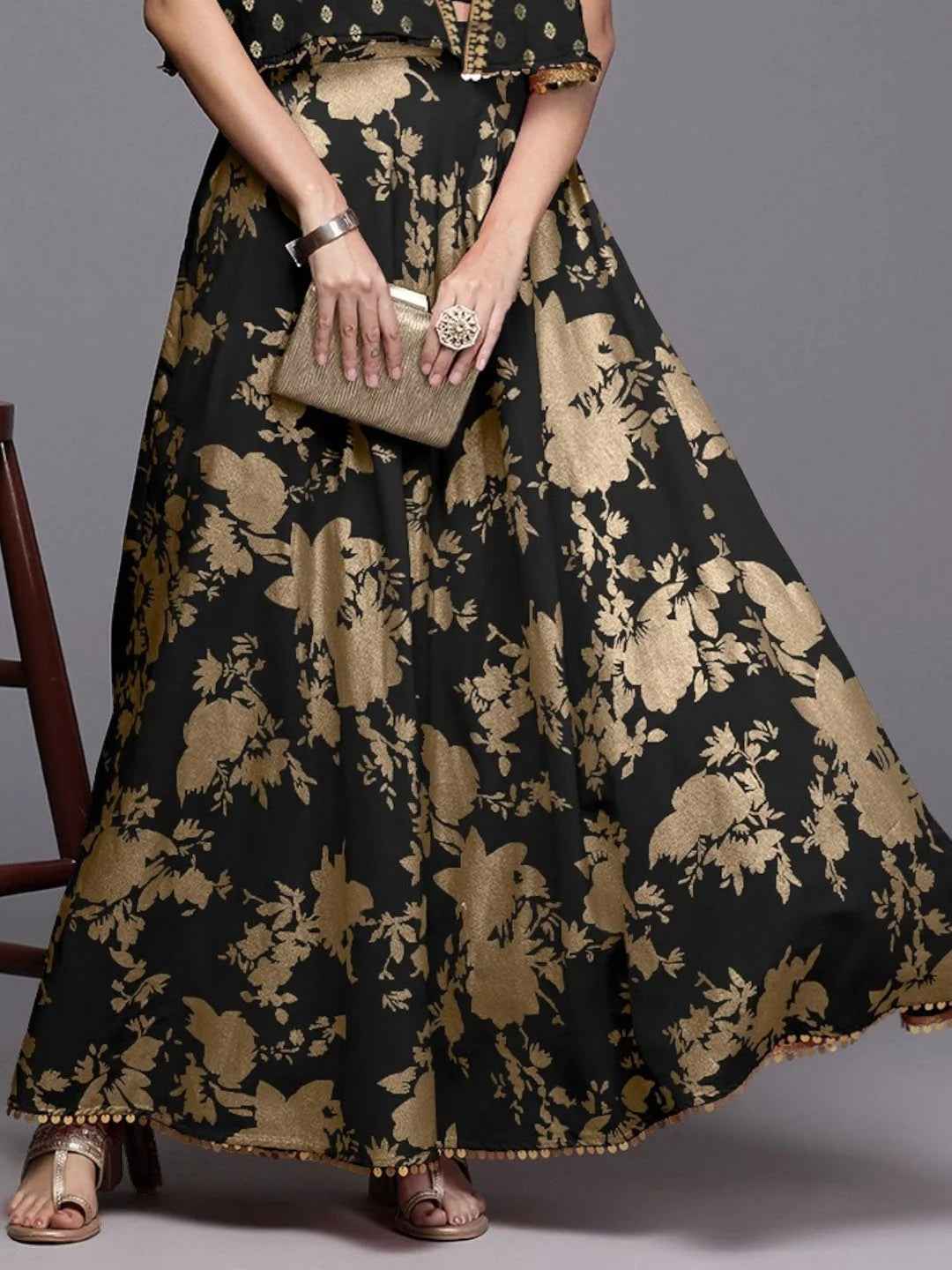 Printed Women's Ethnic Wear - Flared Maxi Skirts Online