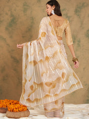 Womens Fashion Ethnic Beige Color Sarees-MLSHWSA1235BEI0ONE