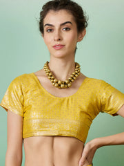 Womens Fashion Ethnic Yellow Color Sarees-MLSHWSA1384YLW0ONE