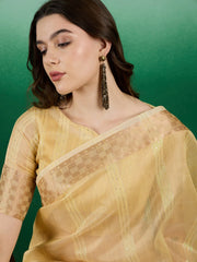 Womens Fashion Ethnic Yellow Color Sarees-MLSHWSA1429YLW0ONE