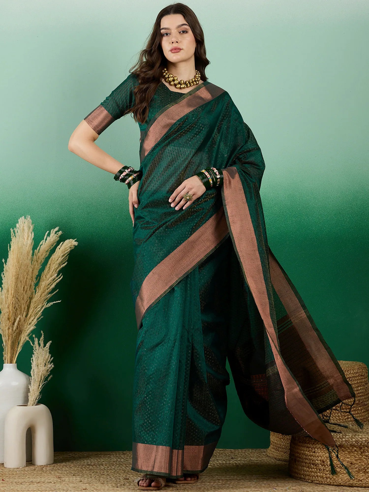 Green Organza Saree | Indian Sari, Designer Sarees India