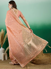 Womens Fashion Ethnic Orange Color Sarees-MLSHWSA1443ORG0ONE