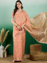 Womens Fashion Ethnic Orange Color Sarees-MLSHWSA1443ORG0ONE