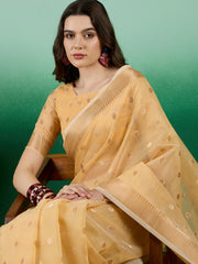 Womens Fashion Ethnic Yellow Color Sarees-MLSHWSA1446YLW0ONE