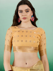 Womens Fashion Ethnic Yellow Color Sarees-MLSHWSA1446YLW0ONE