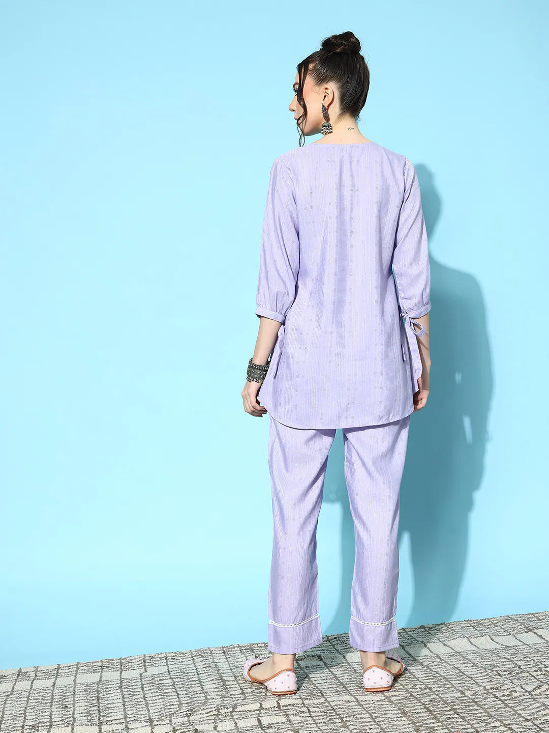 Purple Co Ord Sets for Women - Rayon Blend Two Piece Sets Online