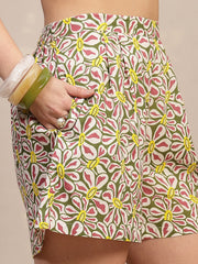 Stylum Women's Multi Floral Printed Cotton Co-Ord Set (CSMULTIMATCHA)