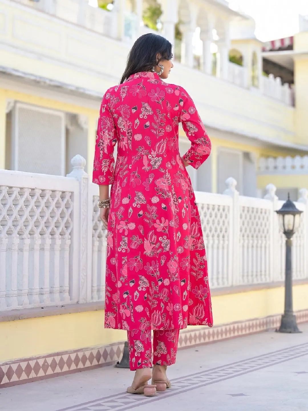 Women's Floral Kurta Pant Set | Indian Kurta Sets