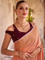 Women's Blend Teal Blue Woven Design Designer Saree With Blouse Piece-DRVRDX279C
