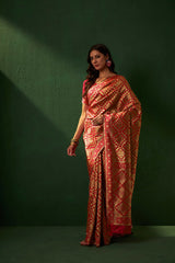 Womens Fashion Ethnic Red Color Sarees-MLSHWSA1153RED0ONE