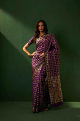 Womens Fashion Ethnic Wine Color Sarees-MLSHWSA1159WNE0ONE