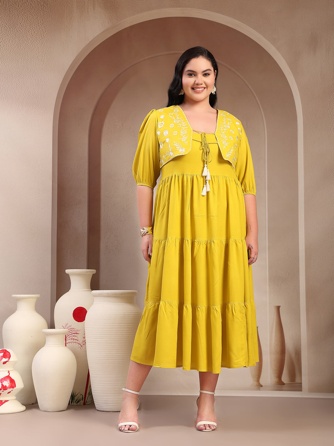 DesiQlo Women Rayon Dresses