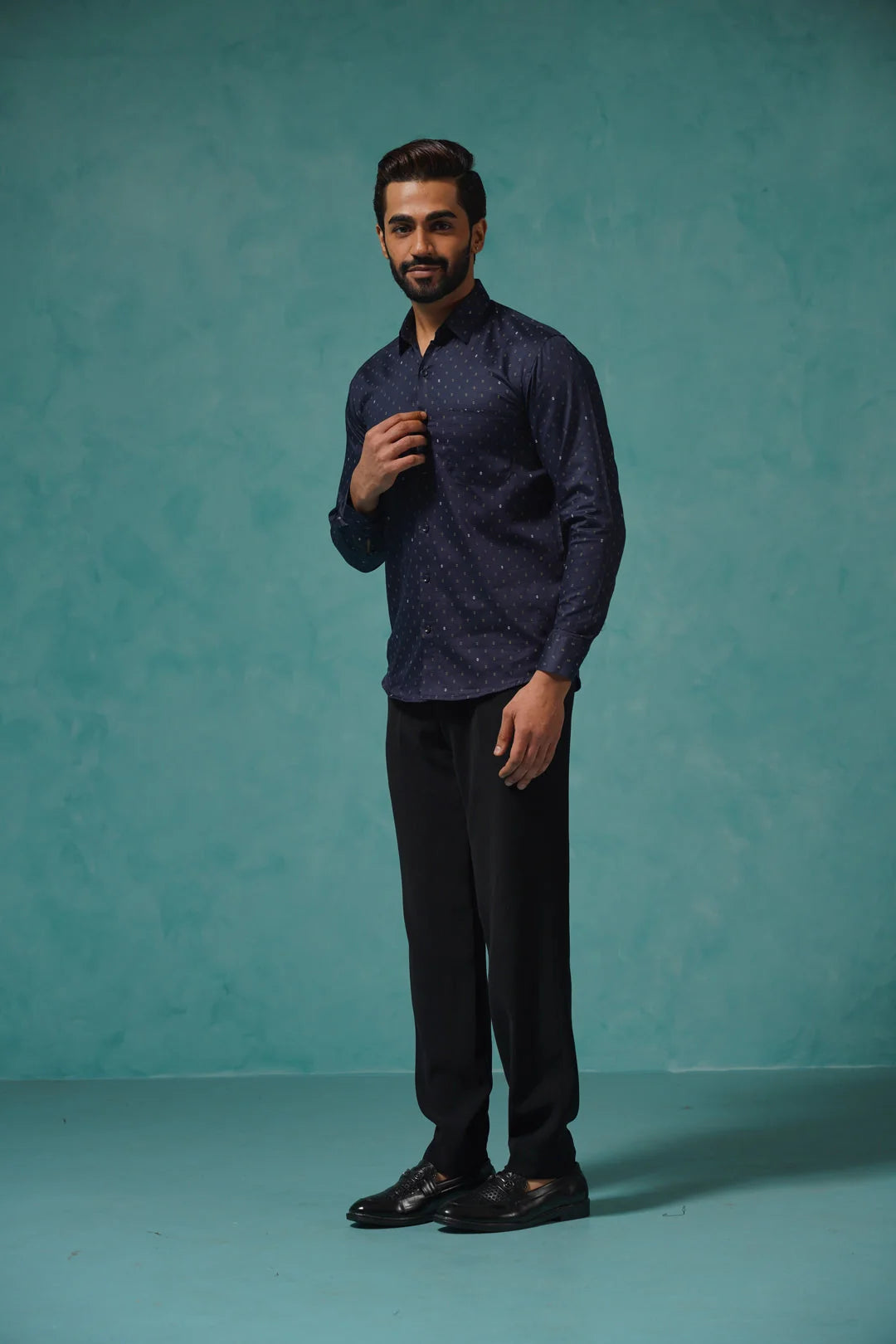 Printed Casual Shirt-SF 906 | Cotton Mens Shirt