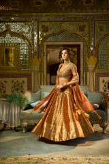 Almarina Readymade Silk Blend Lehenga Choli