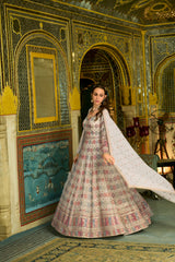 Camellia Readymade Georgette Gown With Hand Work Catalog