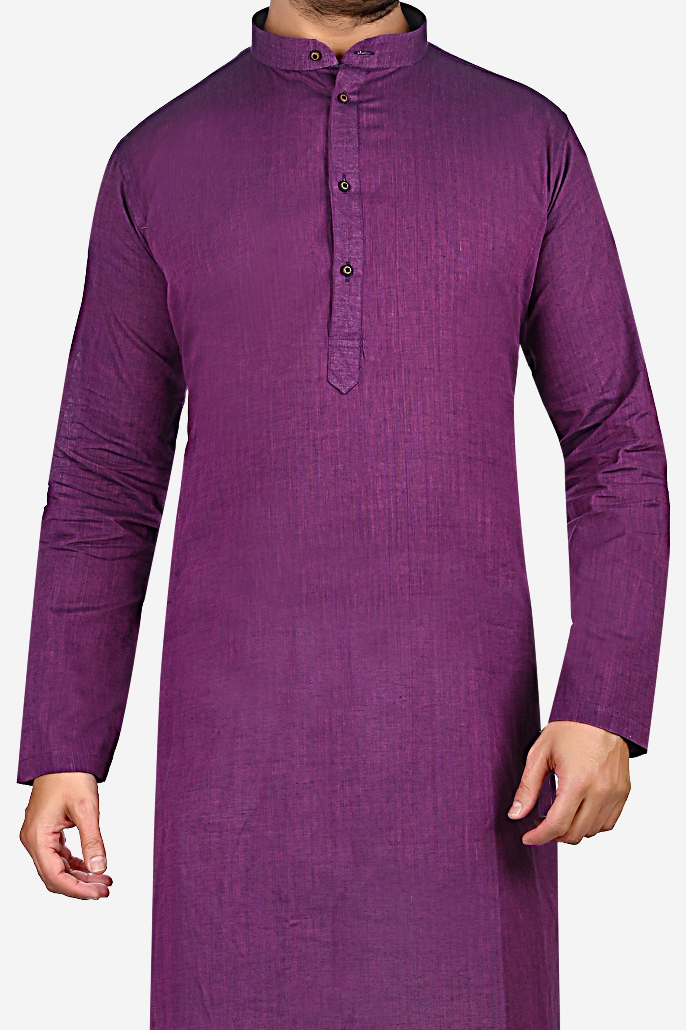 Cotton Kurta for Men - Purple | KUDU570793 | DesiQlo