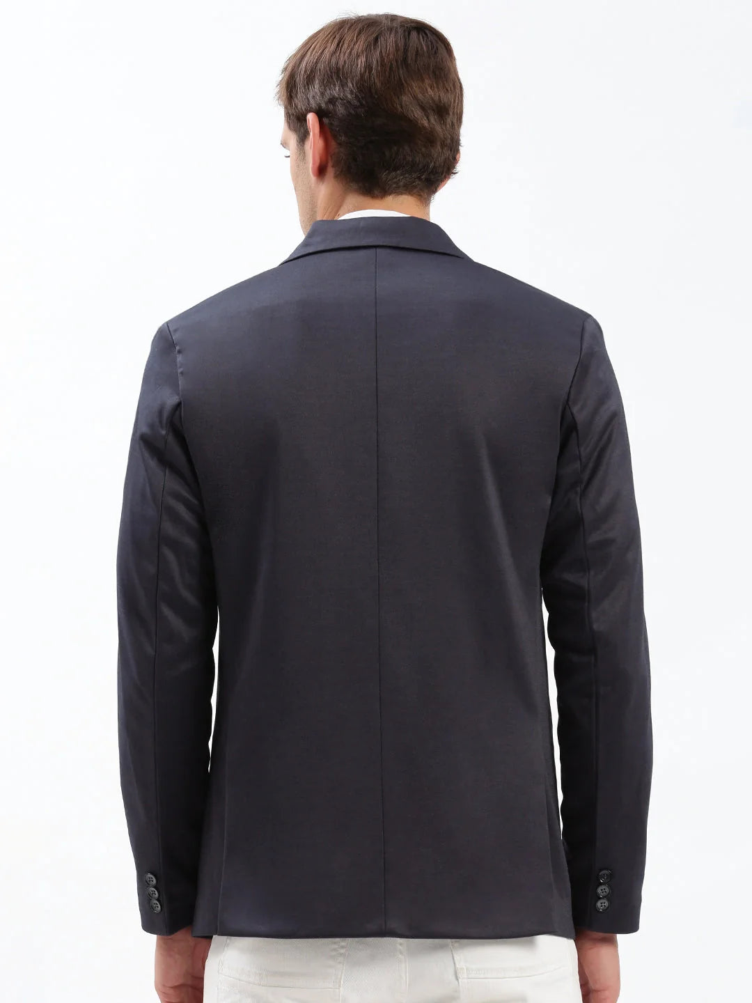 Navy Blue Blazer: Stylish Men's Ethnic Wear - DesiQlo