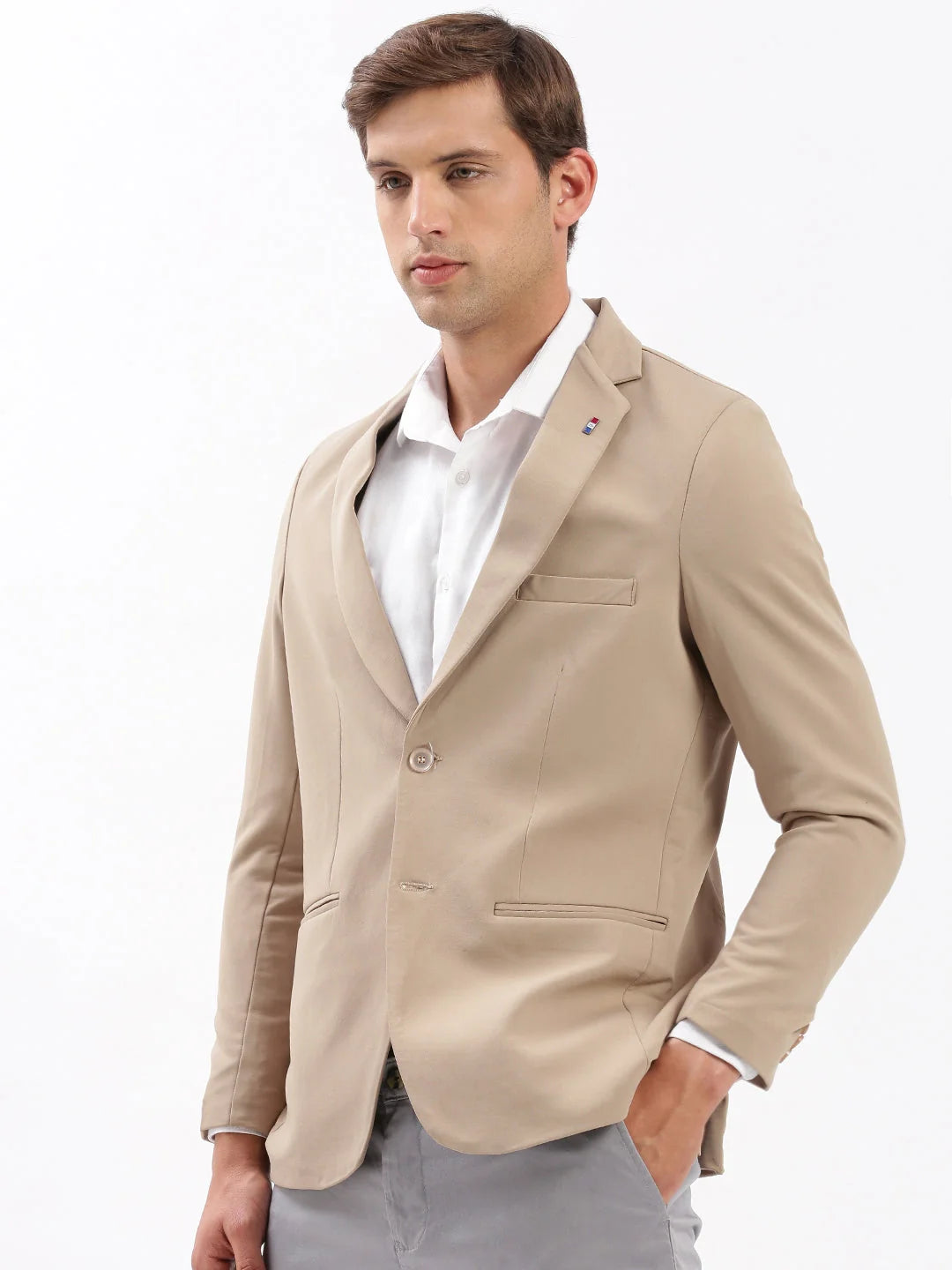 Beige Blazer: Versatile Modi Jacket Alternative for Men