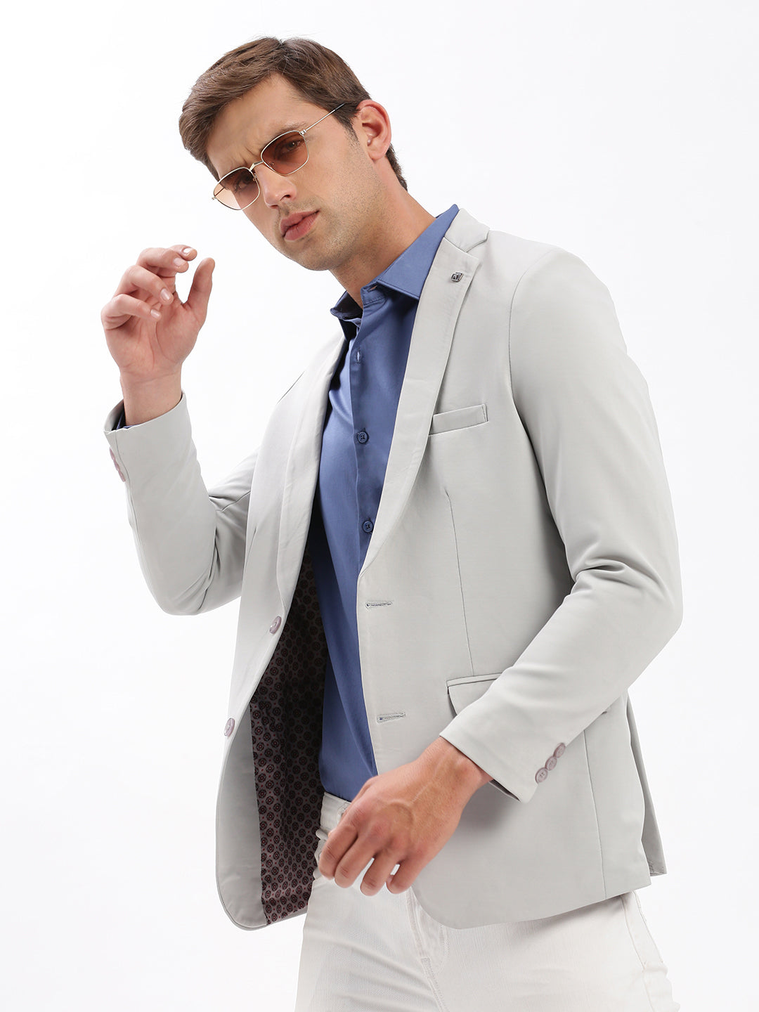 Grey Blazer: Men's Ethnic Wear & Modern Look