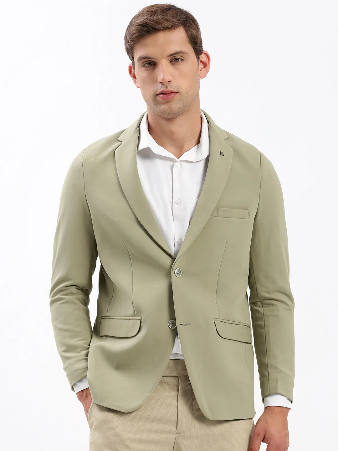 Khaki Blazer: Modern Style & Men's Ethnic Wear Look