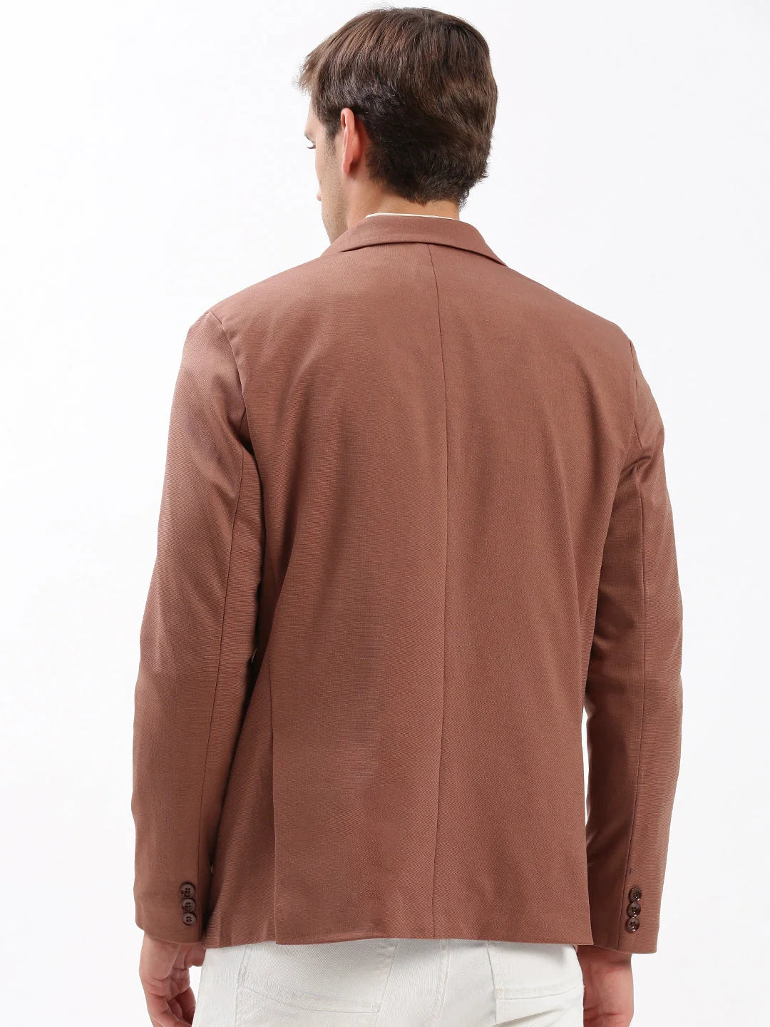 Brown Cotton Blazer | Men's Ethnic Wear - DesiQlo Style
