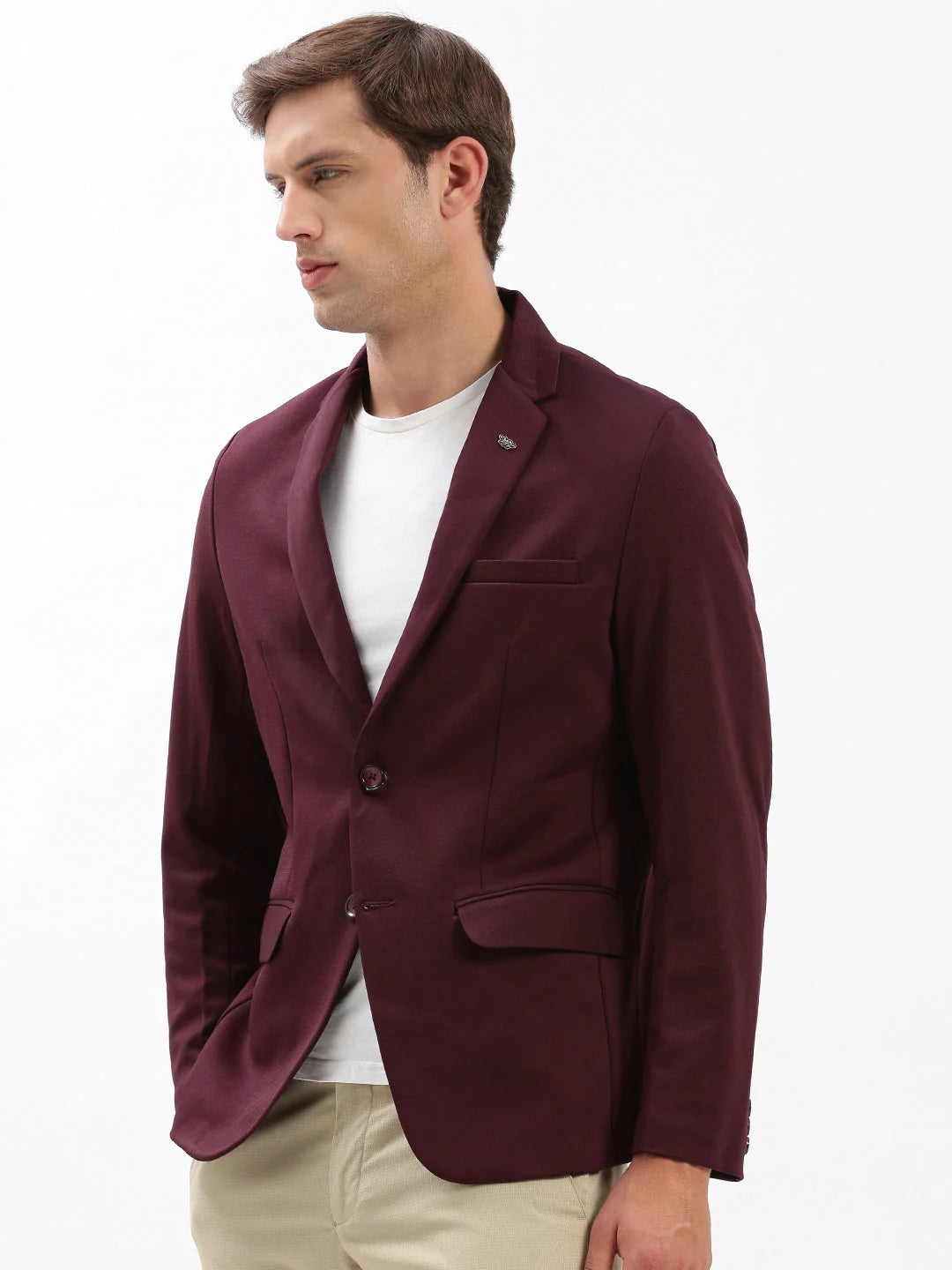 Maroon Blazer: Modern Men's Ethnic Wear Style