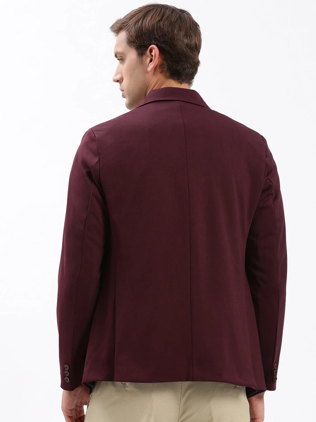 Maroon Blazer: Modern Men's Ethnic Wear Style