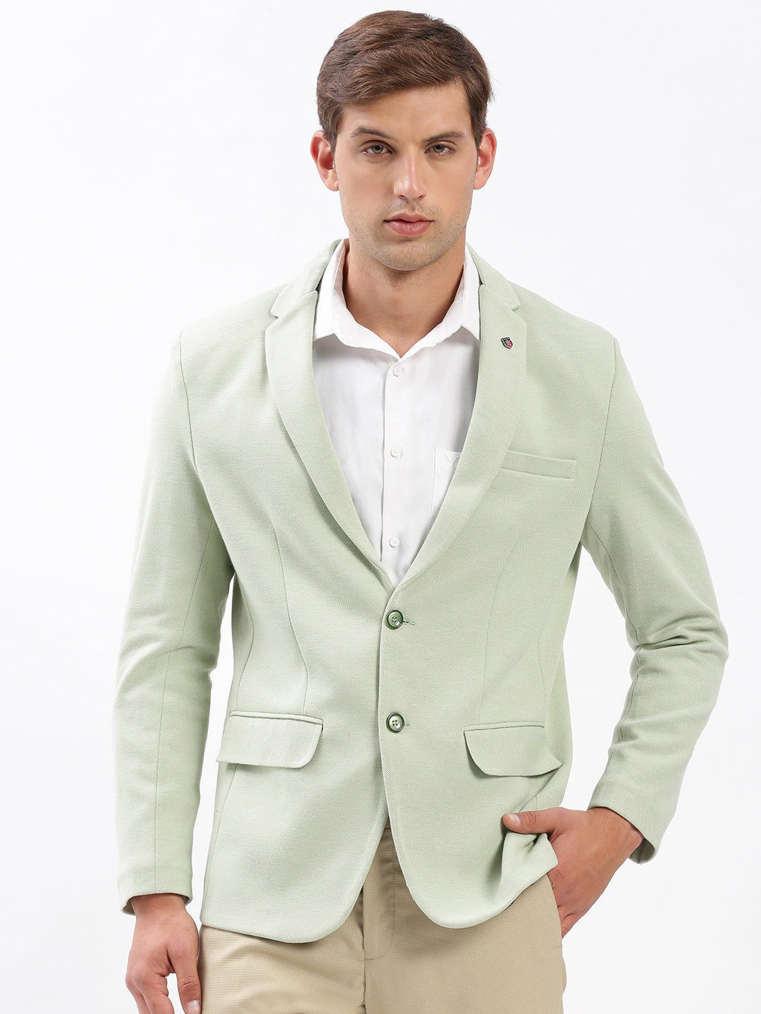 Green Solid Men's Blazer | Stylish Ethnic Nehru Jackets Look