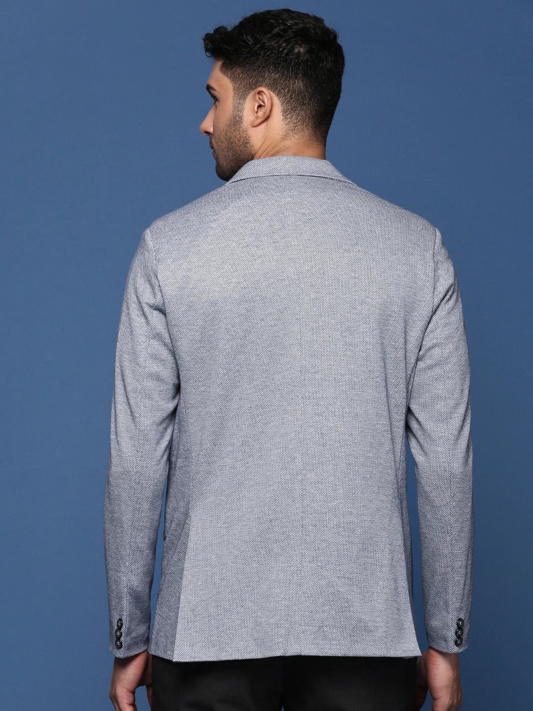 Blue Slim Fit Modi Jacket - Nehru Jackets for Weddings