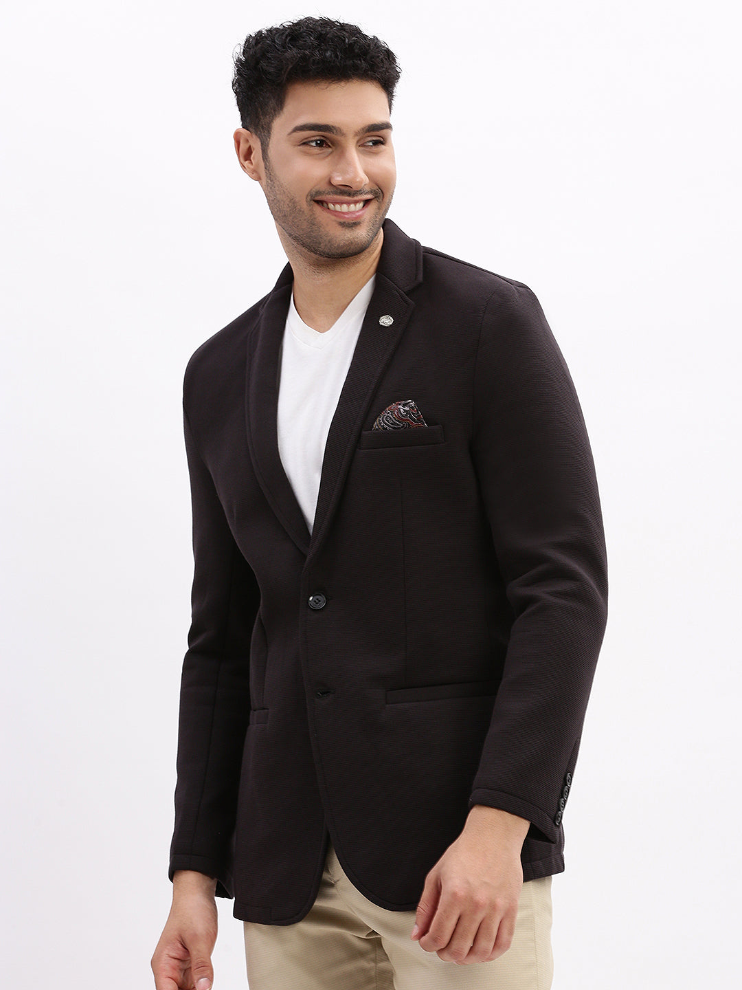 Black Cotton Solid Nehru Jacket | Men's Modi Jacket DesiQlo