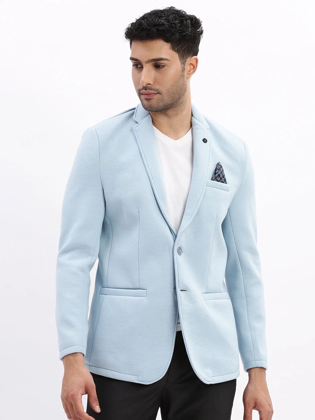 Blue Blazer for Men: Stylish Men's Ethnic Wear | DesiQlo