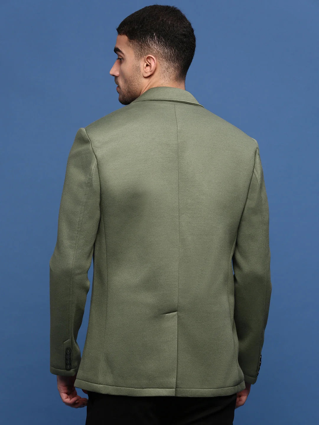 Green Nehru Jacket for Men: Slim Fit Ethnic Wear | DesiQlo