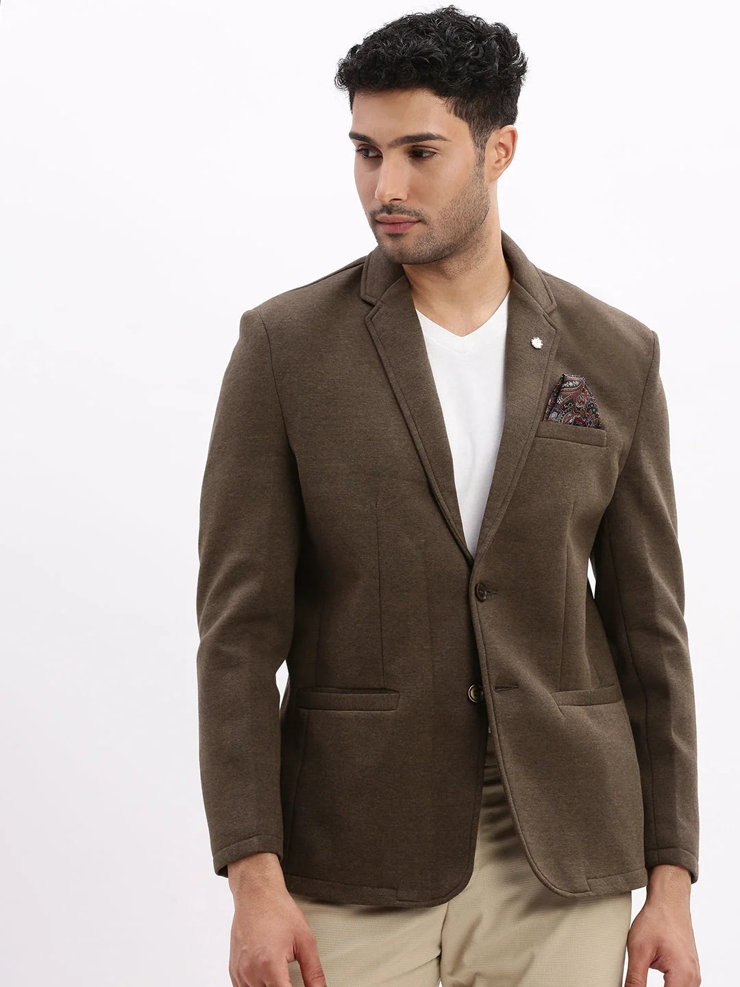 Olive Green Men's Nehru Jacket | Ethnic Nehru Jackets DesiQlo