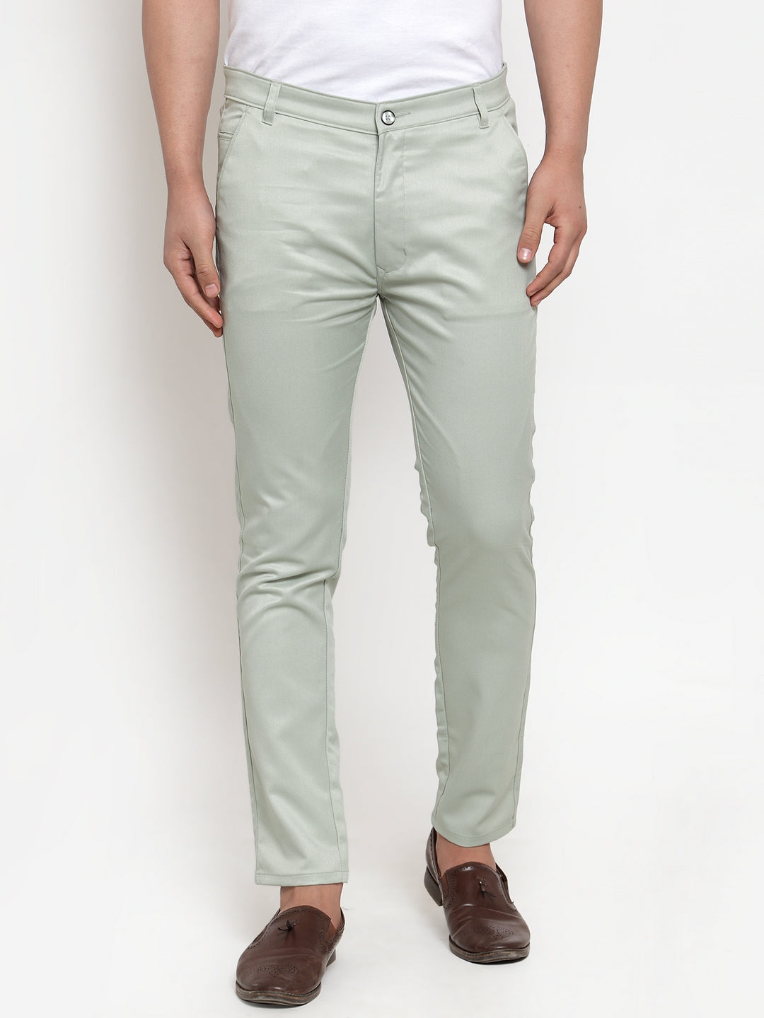 DesiQlo Men Trousers & Pants - Green - FGP_253Pista_30