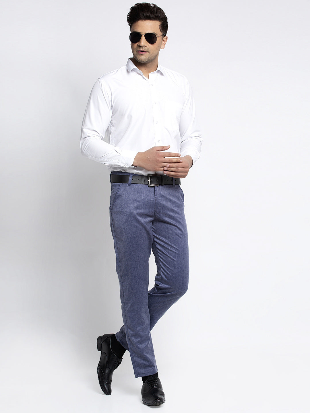 DesiQlo Men Trousers & Pants - Multicolor - FGP_265Navy_30