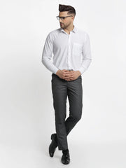 Indian Needle Men's Cotton Solid Formal
