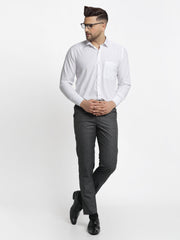Indian Needle Men's Cotton Solid Formal