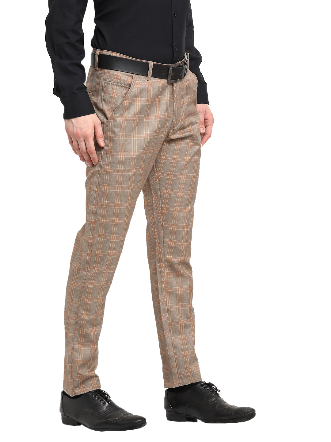 DesiQlo Men Trousers & Pants - Brown - FGP_267Brown_30