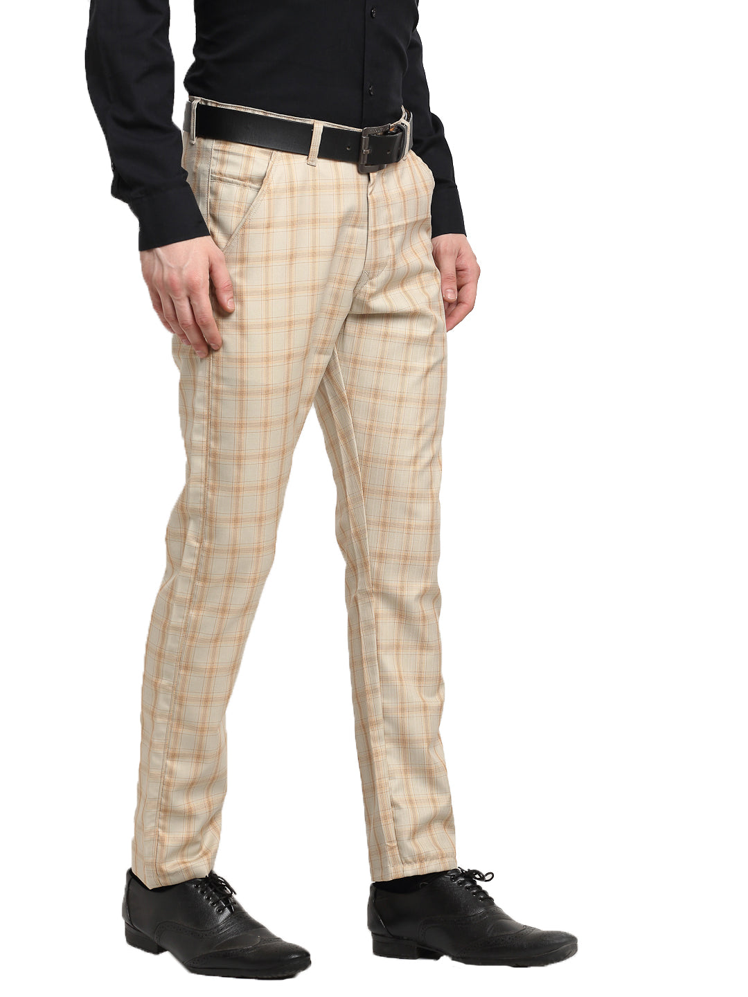 DesiQlo Men Trousers & Pants - Beige - FGP_267Cream_30
