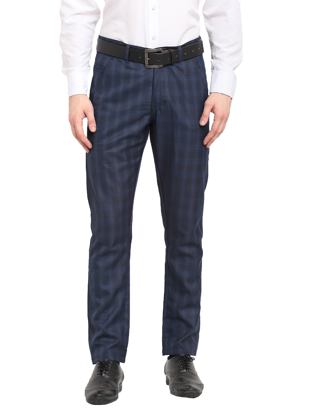 DesiQlo Men Trousers & Pants - Multicolor - FGP_267Navy_30